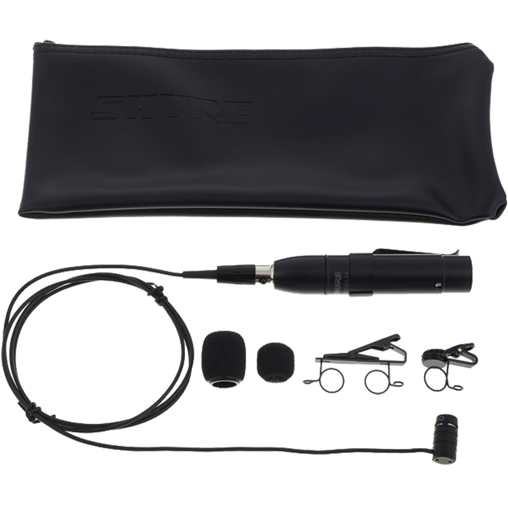 Shure - Micrófono Lavalier Condensador Omnidireccional Mod.MX183