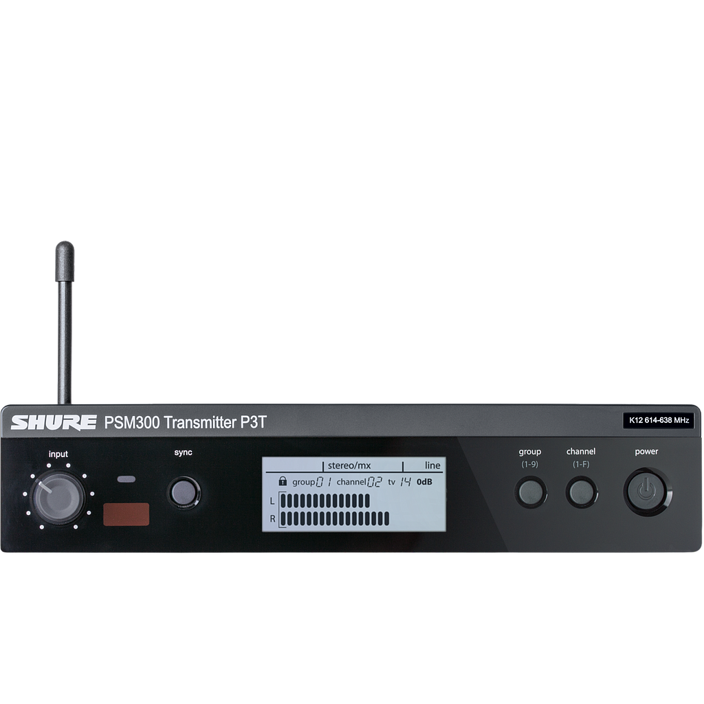 Shure - Transmisor Inalámbrico para Sistema PSM300 Mod.P3T