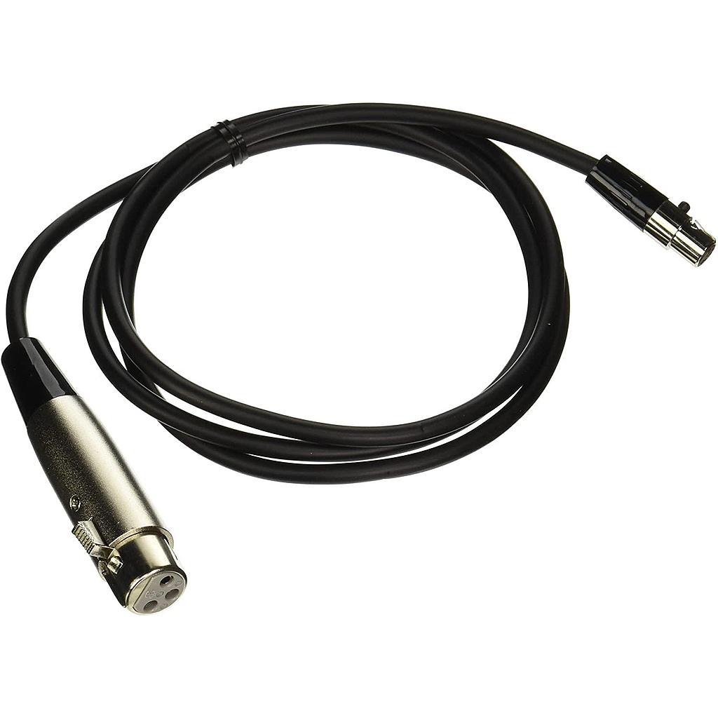 Shure - Cable TQG (TA4F) a XLR Hembra para Bodypack, Tamaño: 1.5 mts. Mod.WA310