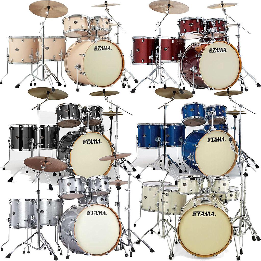 Tama - Batería Silverstar 6 Piezas con Atriles Mod.VD62RS