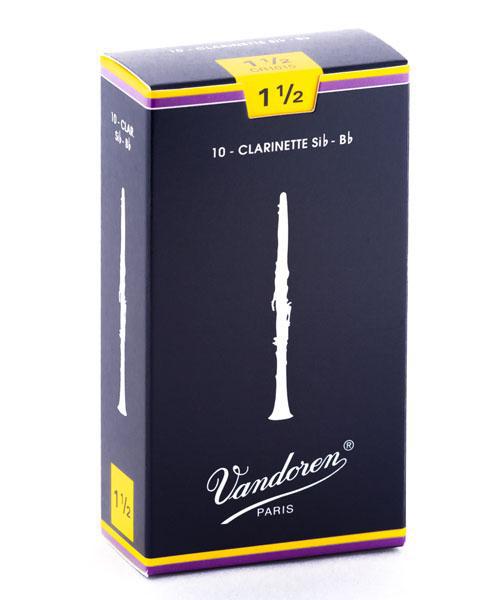Vandoren - Cañas para Clarinete Sib, 10 Piezas Mod.CR10__