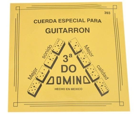 Domino - Cuerdas 3A para Guitarrón, 12 Piezas Nylon Delagado Mod.393(12)
