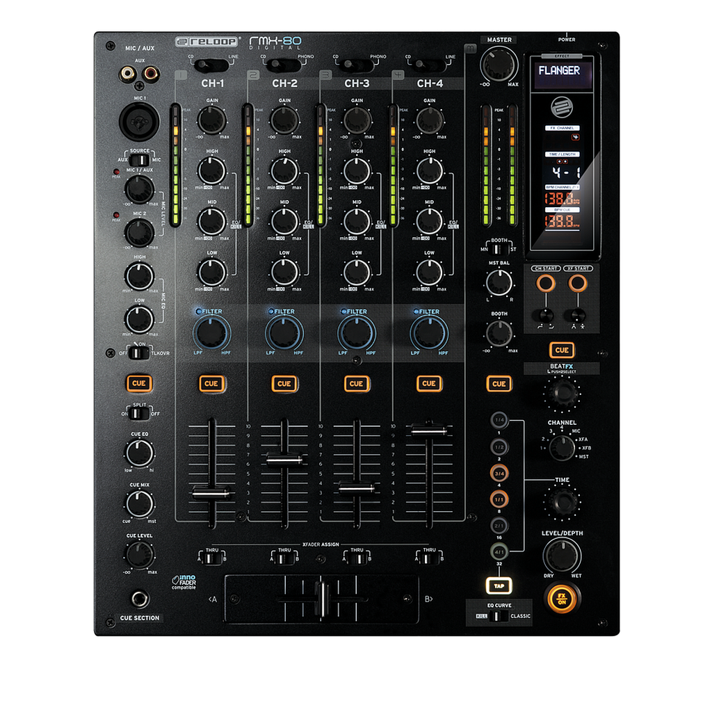 Reloop - Mezcladora de 4 Canales RMX-80 Mod.224791