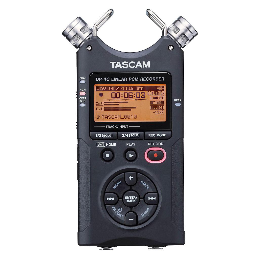 Tascam - Grabadora de mano de 4 Pistas Mod.DR-40