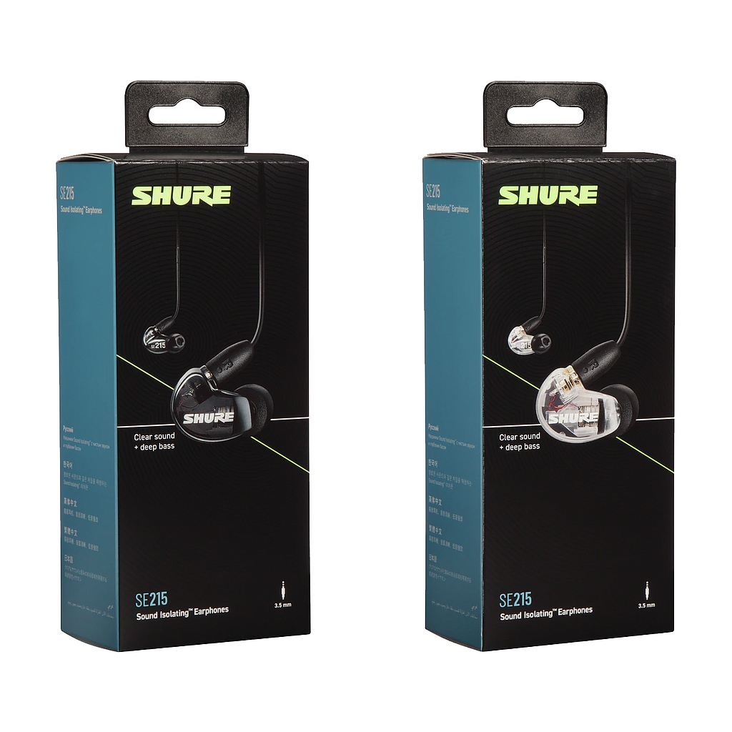 Shure - Audífonos In-Ear Aislantes de Sonido con Control Mod.SE215-_-UNI