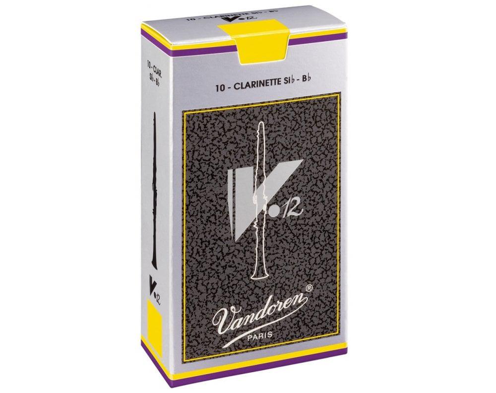 Vandoren - 10 Cañas V12 para Clarinete Sib Mod.CR19__