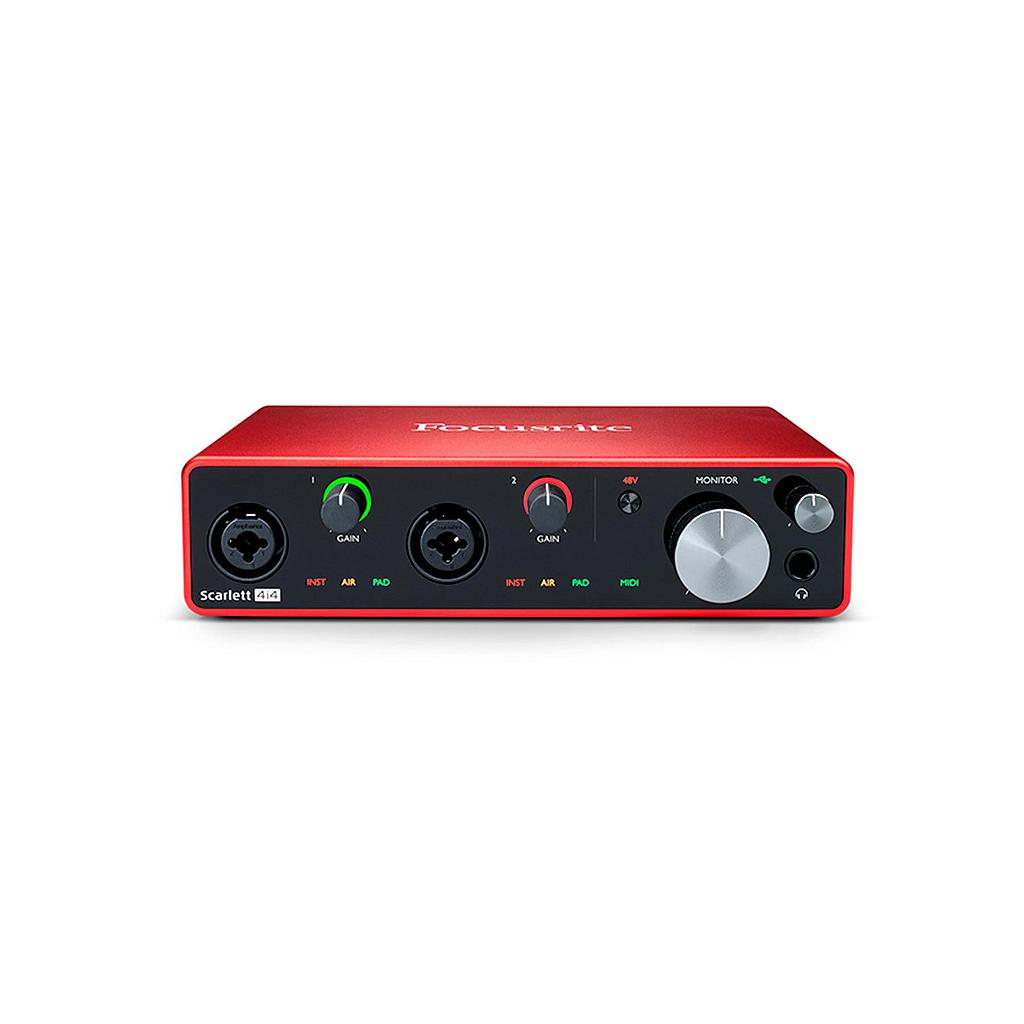 Focusrite - Interfase de Audio Scarlett 4i4 (3ra Gen.) Mod.MOSC0026