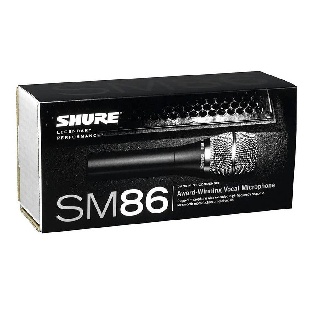 Shure - Micrófono Condensador para Voz Mod.SM86-LC