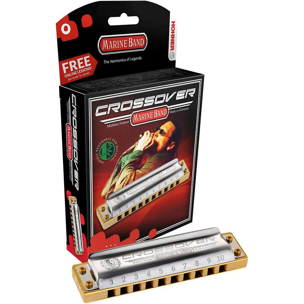 Hohner - Armónica Marine Band Crossover en Re Mod.M2009036X
