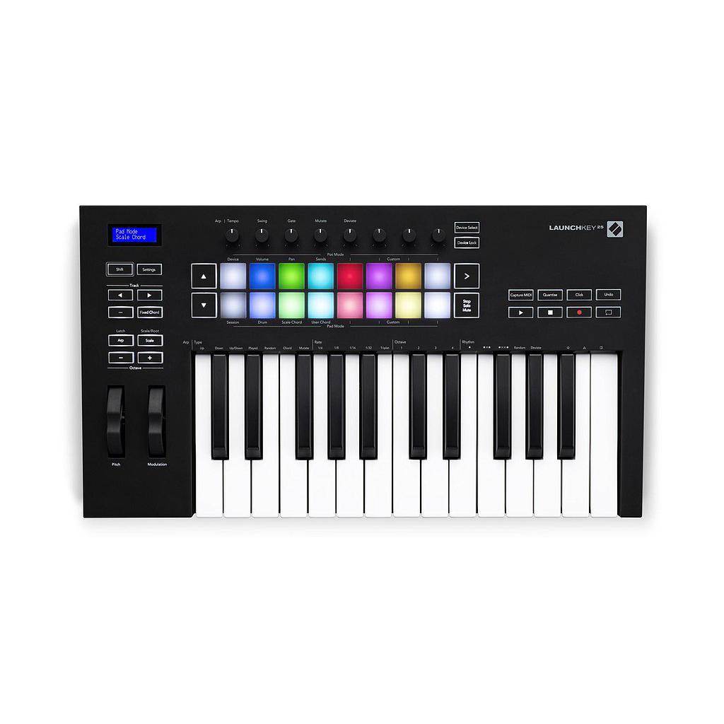 Novation - Teclado Controlador MIDI Launchkey 25 MK3 Mod.NOVLKE25MK3