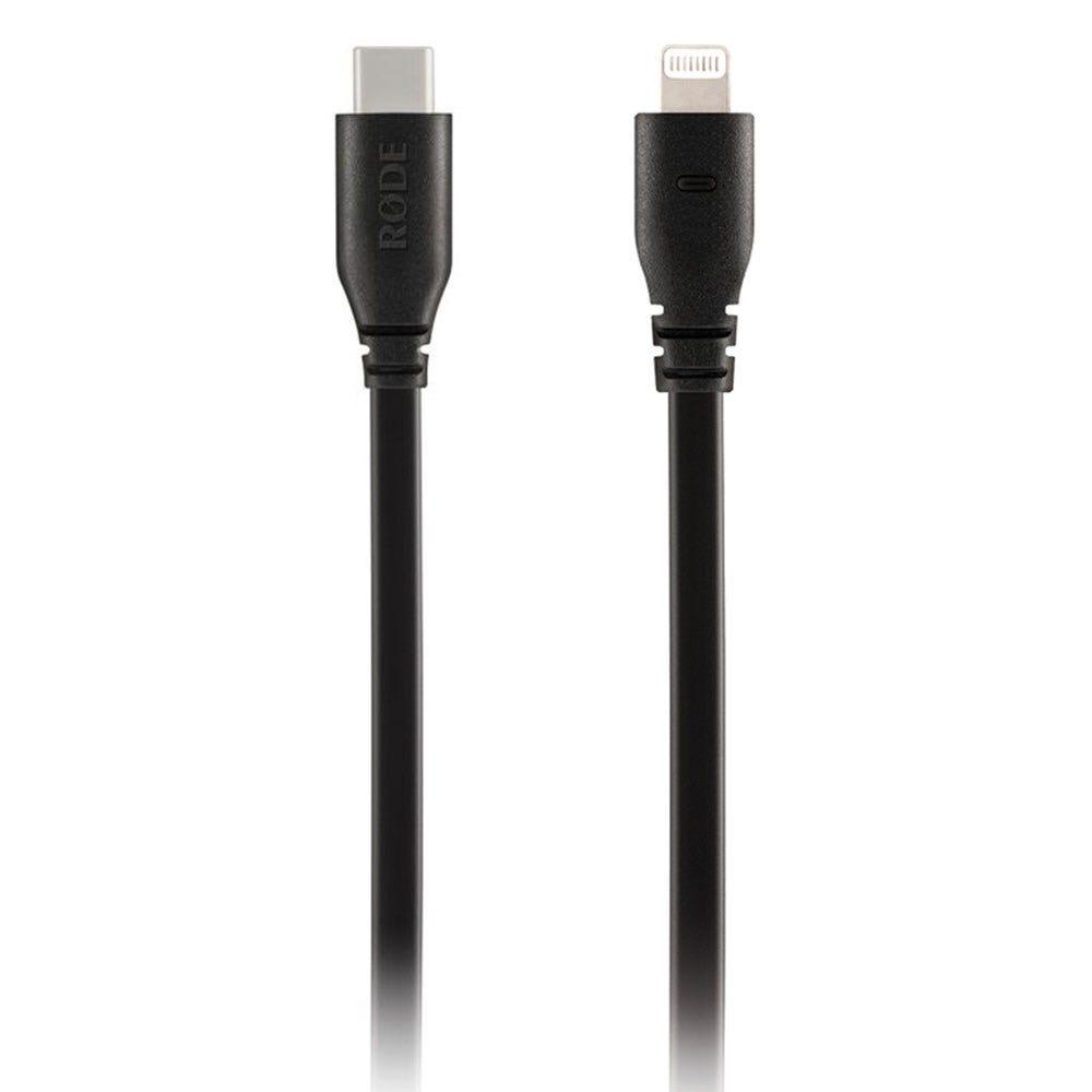 Rode - Cable USB-C a Lightning para Micrófonos Mi-Fi para dispositivos iOS, Tamaño: 1.5 mt. Mod.SC19