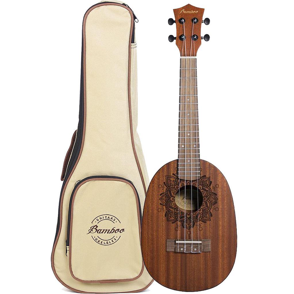 Bamboo - Ukulele Concierto con Funda Mod.U-23-PRANA