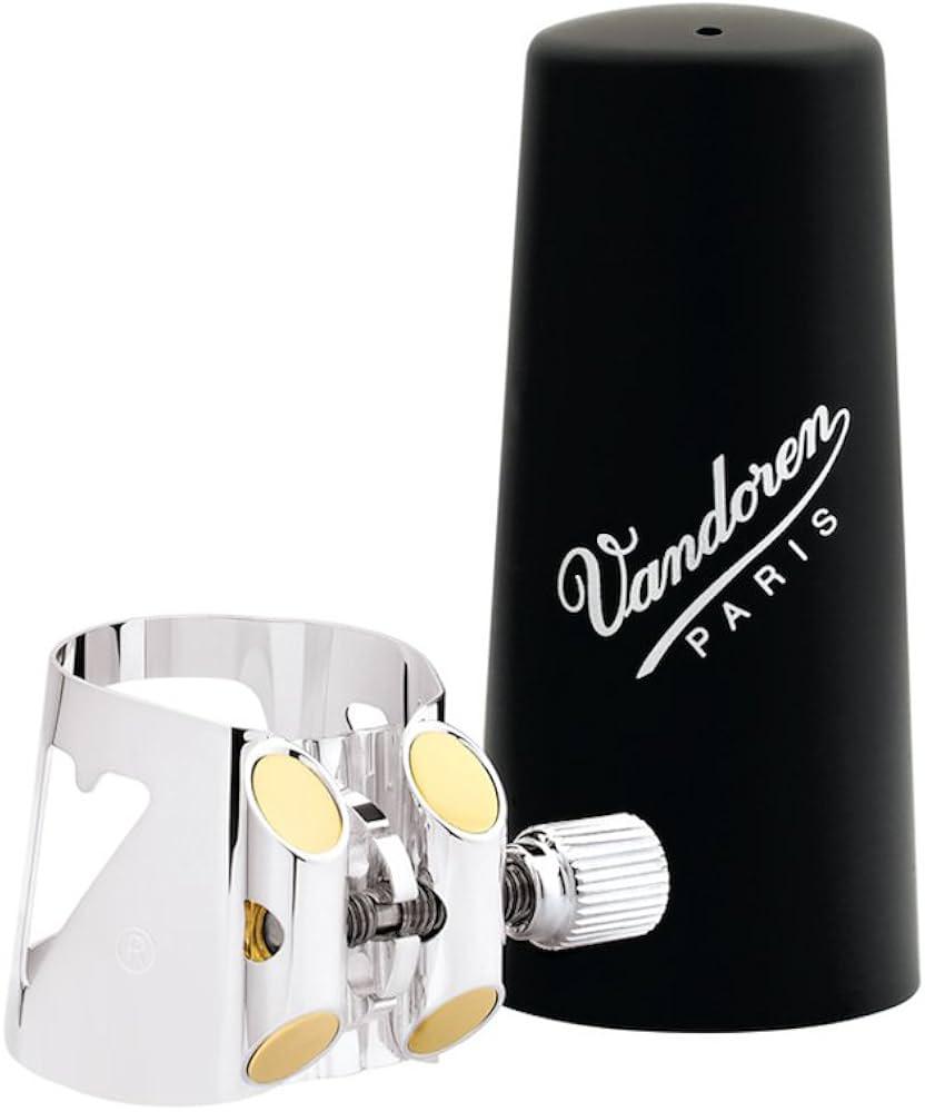 Vandoren - Abrazadera y Tapaboquilla Optimum para Clarinete Mi Bemol Mod.LC02P