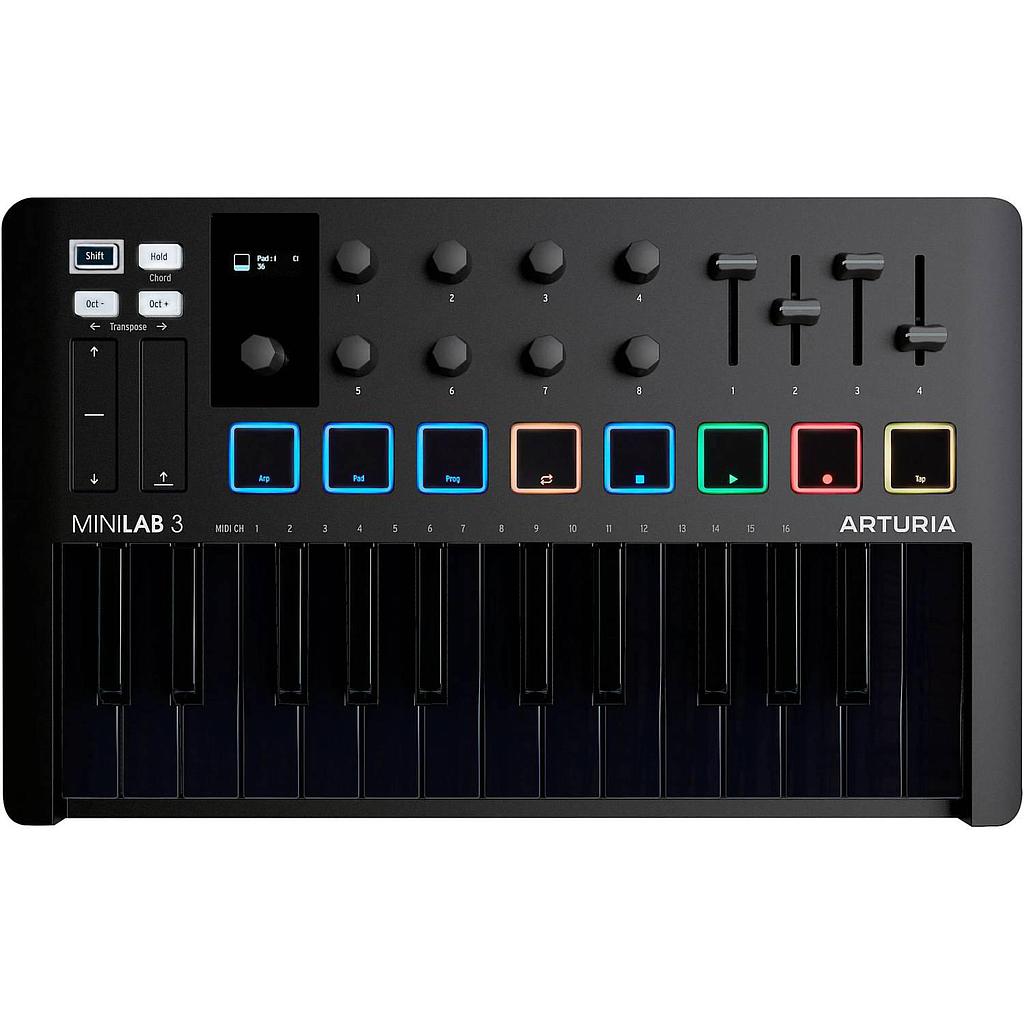 Arturia - Controlador MIDI Minilab 3 Deep Black