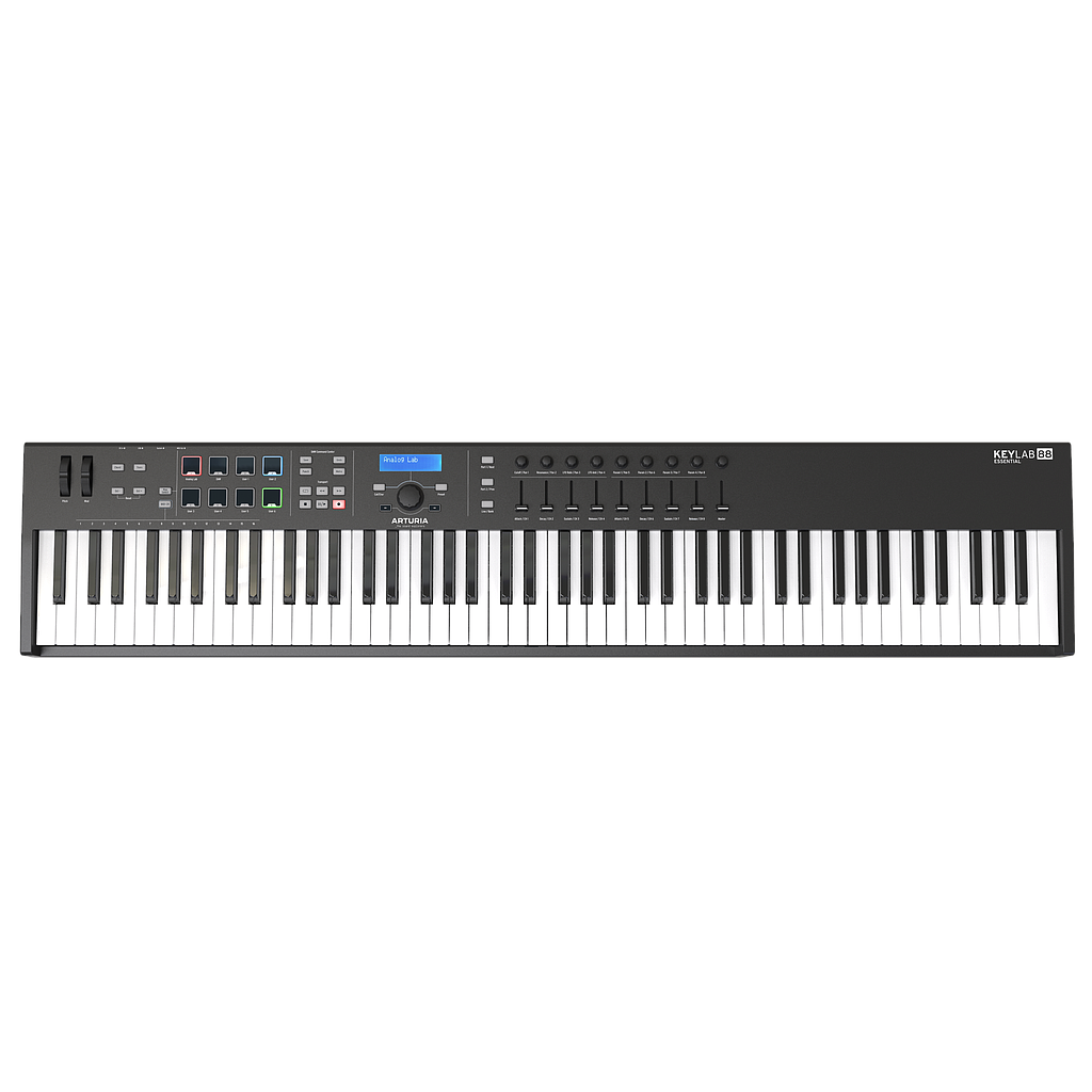 Arturia - Controlador MIDI Keylab Essential 88, Color: Negro