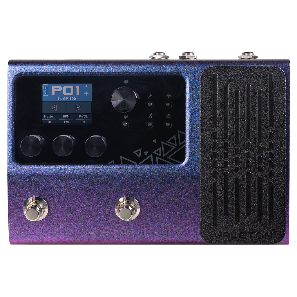 Valeton - Pedalera Multiefectos, Color: Violeta Mod.GP-100VT