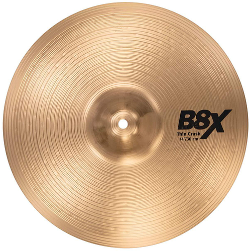 Sabian - Platillo B8 Rock Crash, Tamaño: 18" Mod.41809X_2