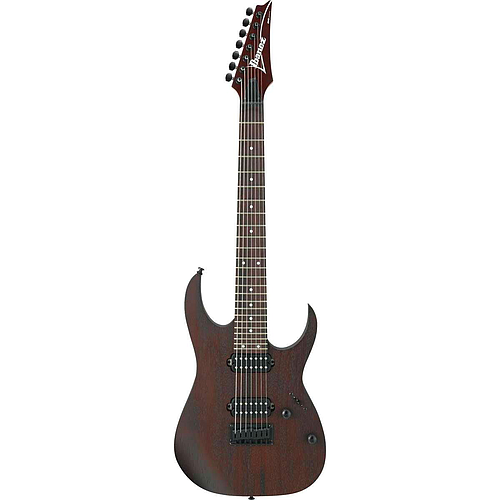 Ibañez - Guitarra Eléctrica RG de 7 cuerdas, Color: Nogal Mate Mod.RG7421-WNF_65