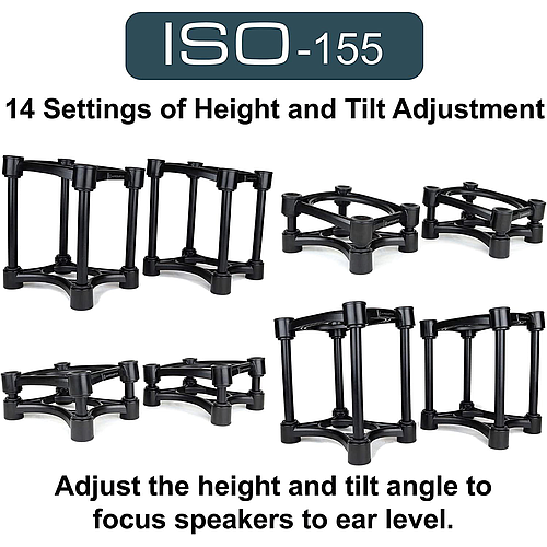 ISO Acoustics - Bases para Monitores de Estudio Mod.ISO-155_4