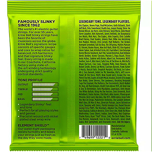 Ernie Ball - 3 sets de Encordados Regular Slinky para Guitarra Eléctrica Mod.3221_3