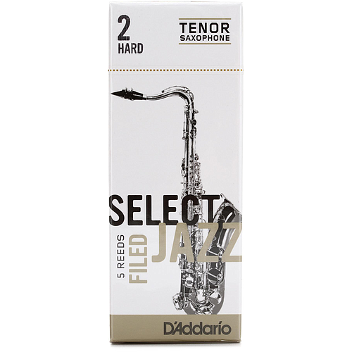 D'Addario - Cañas Select Jazz para Sax Tenor, 5 Piezas Medida: 2H Mod.RSF05TSX2H_25