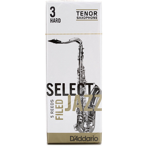 D'Addario - Cañas Select Jazz para Sax Tenor, 5 Piezas Medida: 3H Mod.RSF05TSX3H_28