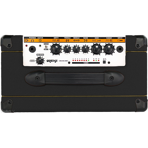 Orange - Combo Crush para Guitarra Electrica 20 W 1x8", Color: Negro Mod.Crush 20RT BK_44