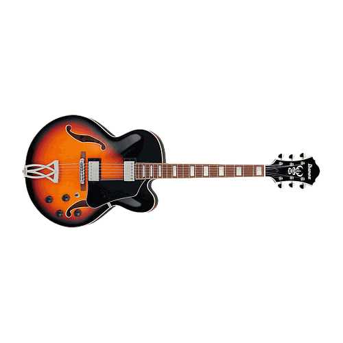Ibañez - Guitarra Eléctrica Artcore, Color Amarillo Sombra Mod.AF75-BS_13