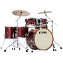 Tama - Batería Silverstar 6 Piezas, Color: Rojo Brillante con Atriles Mod.VD62RS-DRP_12