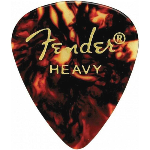 Fender - 12 Plumillas 351 Shape Premium Celuloide, Calibre: Heavy Mod.198-0351-900_58