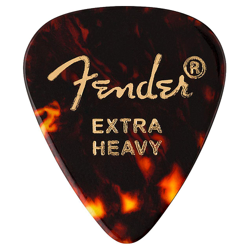 Fender - 12 Plumillas 351 Shape Premium Celuloide, Calibre: Extra Heavy Mod.198-0351-200_59