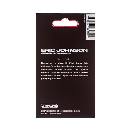 Dunlop - 6 Plumillas Eric Johnson Classic Jazz III Mod.47PEJ3N_3