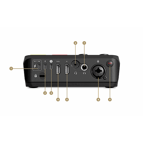 Rode - Interfaz de Audio y Tarjeta de Captura de Video Mod.Streamer X_4