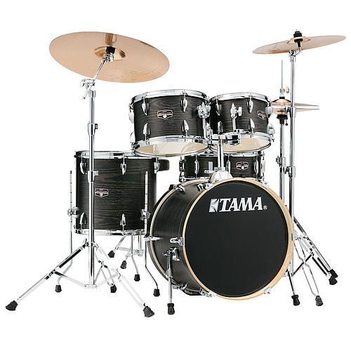 Tama - Bateria Imperialstar de 5 Piezas con Atriles y Asiento, Color: Roble Negro Mod.IE58H6W-BOW_5