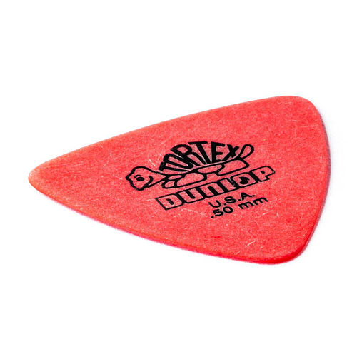 Dunlop - 36 Plumillas Tortex Triángulo, Calibre: .50 Color: Rojo Mod.431P.50_15