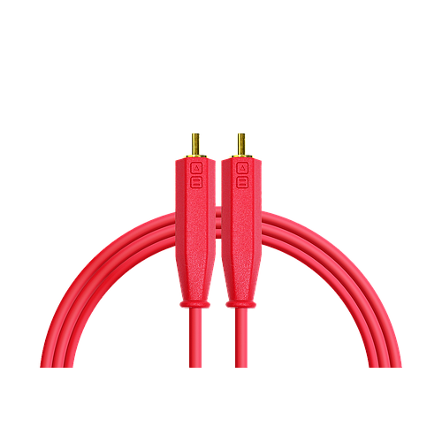 DJTT - Cable de Audio RCA a RCA de 1.5 mts, Color: Rojo_4