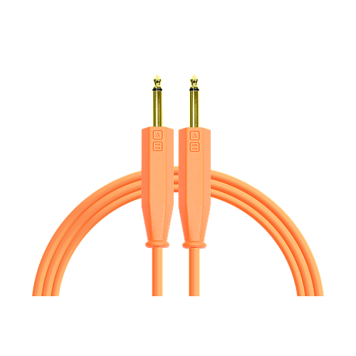 DJTT - Cable de Audio 1/4 a 1/4 de 1.5 mts, Color: Naranja_11