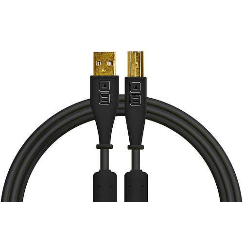 DJTT - Cable de Datos y Audio USB-A a USB-B, Recto / Recto Color: Negro_2