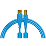 DJTT - Cable de Datos y Audio USB-A a USB-B, Recto / Recto Color: Azúl_3