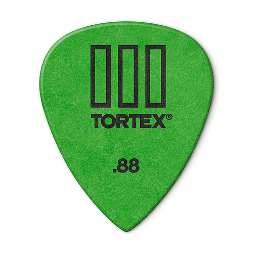 Dunlop - 12 Plumillas Tortex TIII para Guitarra, Calibre: .88 mm Mod.462P.88_46