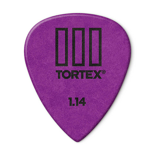 Dunlop - 12 Plumillas Tortex TIII para Guitarra, Calibre: 1.14 mm Mod.462P1.14_53