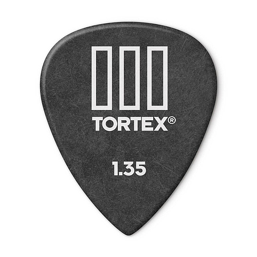 Dunlop - 12 Plumillas Tortex TIII para Guitarra, Calibre: 1.35 mm Mod.462P1.35_57