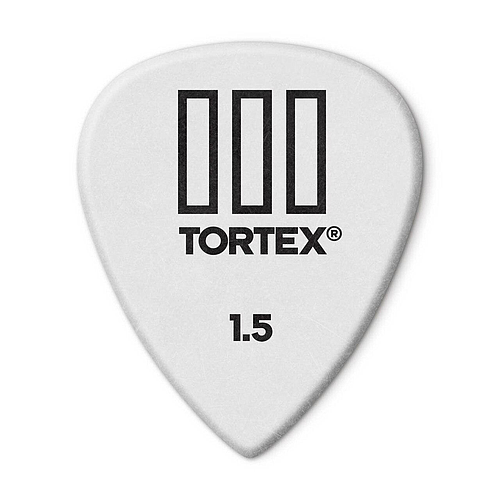 Dunlop - 12 Plumillas Tortex TIII para Guitarra, Calibre: 1.50 mm Mod.462P1.50_60