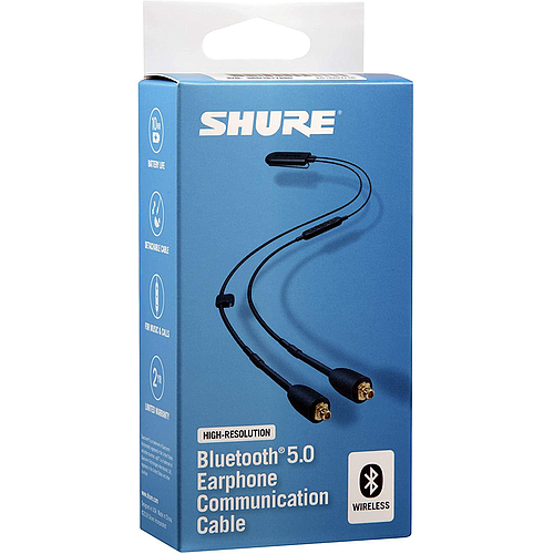 Shure - Cable con Receptor Bluetooth con Control para los Audífonos SE Mod.RMCE-BT2_9