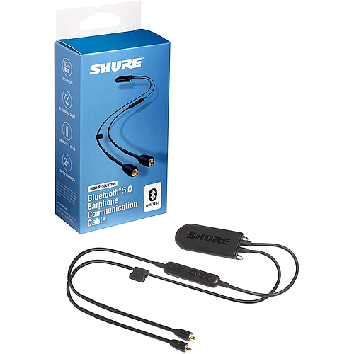 Shure - Cable con Receptor Bluetooth con Control para los Audífonos SE Mod.RMCE-BT2_10