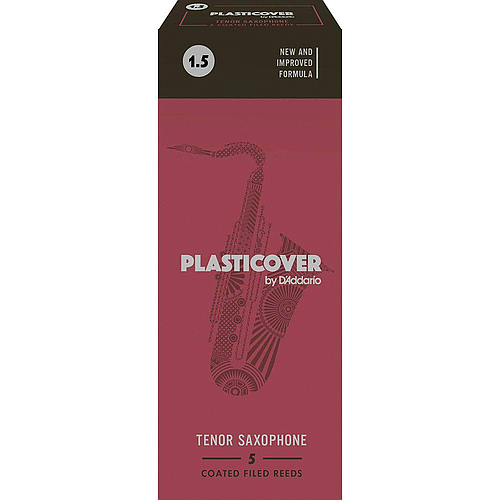 Rico - Cañas Plasticover para Sax Tenor, 5 Piezas Medida: 1 1/2 Mod.RRP05TSX150_20