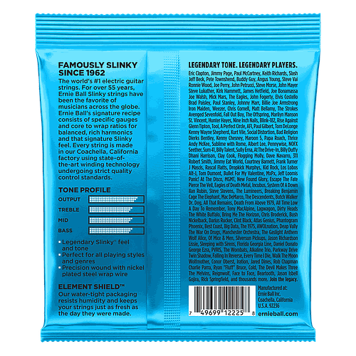 Ernie Ball - Encordado para Guitarra Electrica Extra Slinky Azul Mod.2225_4