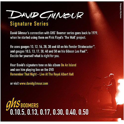 GHS - Encordado David Gilmour para Guitarra Eléctrica, 10-50 Mod.GB-DGG_4