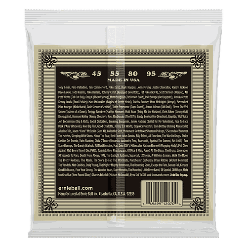 Ernie Ball - Encordado Earthwood Phospor Bronze para Bajo Acustico, Material: 45-95 Mod.2070_2