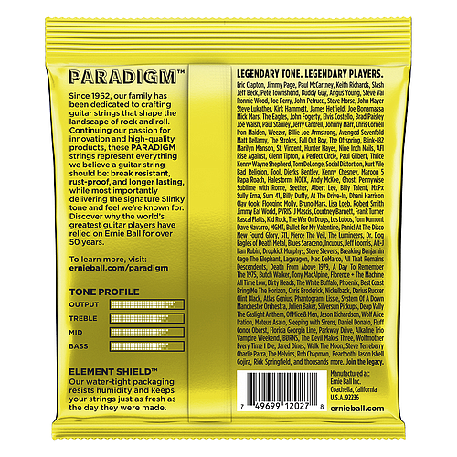 Ernie Ball - Encordado Paradigm para Guitarra Eléctrica, Material: Niquel Calibre: 11 - 54 Mod.2027_2